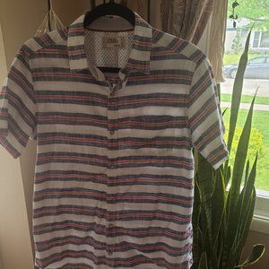 Men's Free Planet button down shirt 🇺🇲